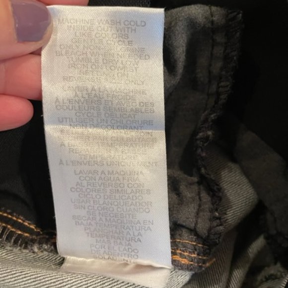 Wit & Wisdom Grey Skinny Denim Jeans - Size 2 - Picture 9 of 12